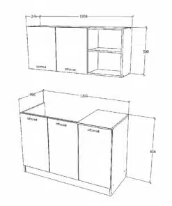 מטבח לדירות קטנות