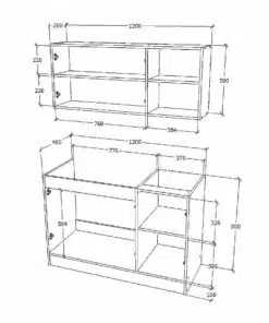 מטבח מודרני קטן