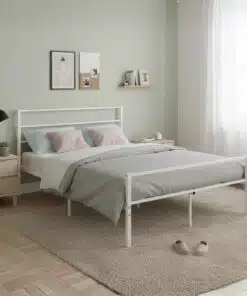 מיטת מתכת זוגית