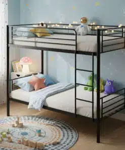 מיטת-קומותיים-שחורה_0-5jpg - מיטת קומותיים דואט - מיטות ילדים סטייל מאסטר רהיטים - רהיטים איכותיים לבית ולמשרד מיטת קומותיים שחורה