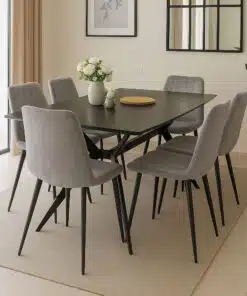 שולחן אוכל קרמי