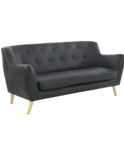 ספה עם רגלי עץ
