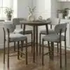 Durban bar stools gray