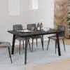 RZDetroit dining table black