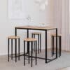 RZSanDiego Bar Table with chair oak