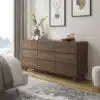 Seoul 9-drawer walnut