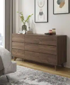 Seoul 9-drawer walnut