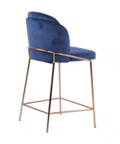 כסא בר עם גב מעוגל