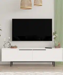 מזנון טלוויזיה לבן