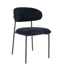כסא מרופד בד