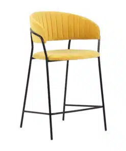 כסא עם גב מעוגל
