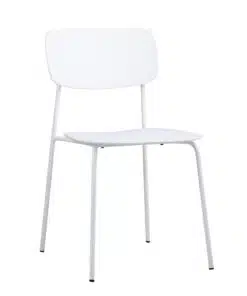 כסא פלסטיק עם רגלי מתכת