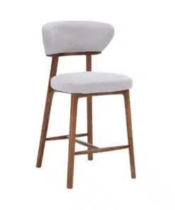 כסא בר עץ מלא