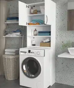 ארון אחסון לחדר כביסה