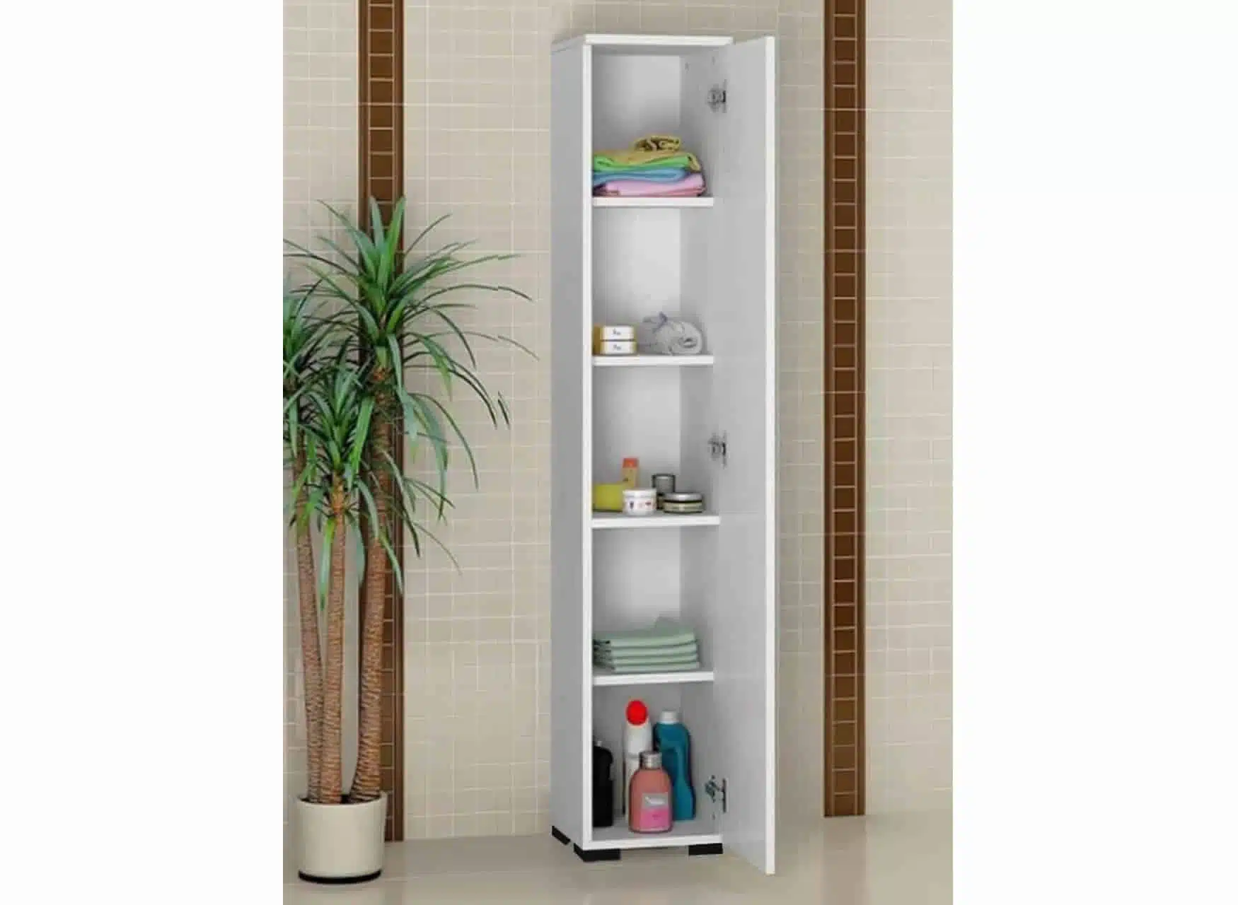 ארון אמבטיה צר