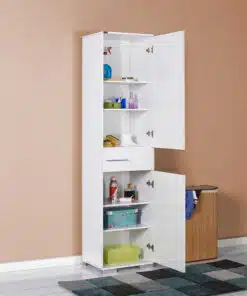 ארון מדפים עם מגירה