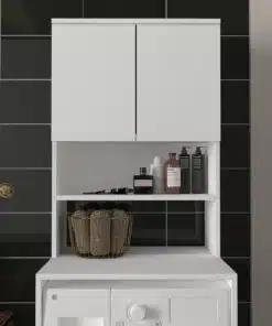 ארון מעל מכונת כביסה