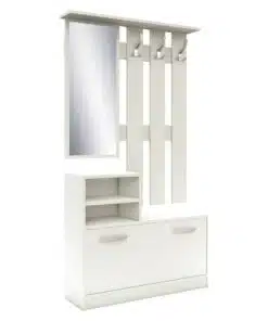 ארונית כניסה לבית עם מראה