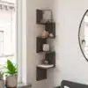 יחידת מדפים מעוצבת אפור