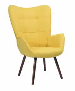 כורסת טלוויזיה צהובה