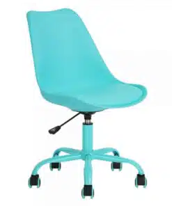 כיסא מחשב מעוצב טורקיז