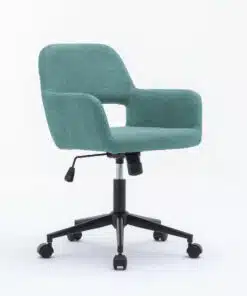 כיסא משרדי מרופד טורקיז