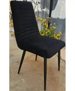 כיסא רגלי מתכת שחורות