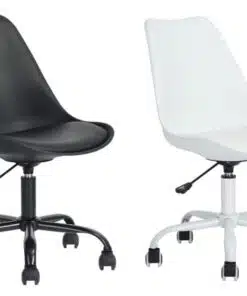 כסאות משרדיים שחור לבן