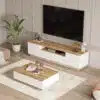 מזנון טלוויזיה לבן אלון