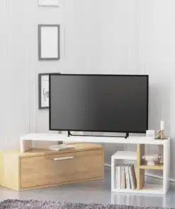 מזנון טלוויזיה עם מדפים