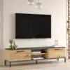 מזנון עם תאי אחסון פתוחים וסגורים