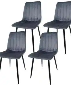 פינת אוכל עם 4 כיסאות