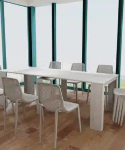 קונסולה נפתחת לפינת אוכל אפור