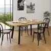 שולחן אוכל נפתח
