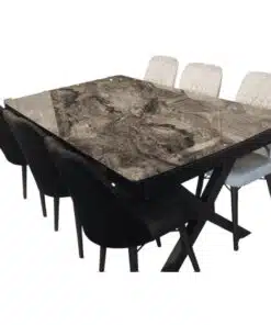 שולחן אוכל רגלי מתכת