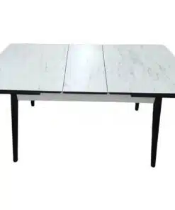 שולחן נפתח לבן