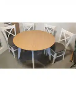 שולחן פינת אוכל עגולה קלאסית
