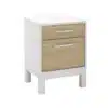שידת לילה לבנה